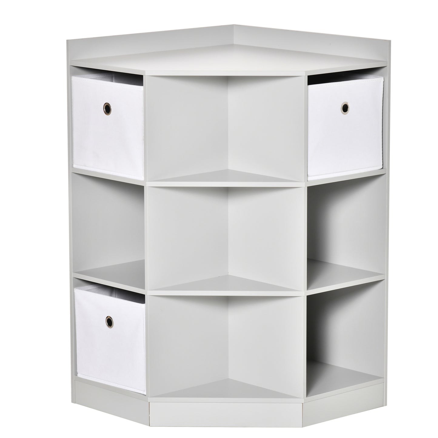 Kids Bookcase, 3 Tier Toy Organiser Storage Unit BookShelf