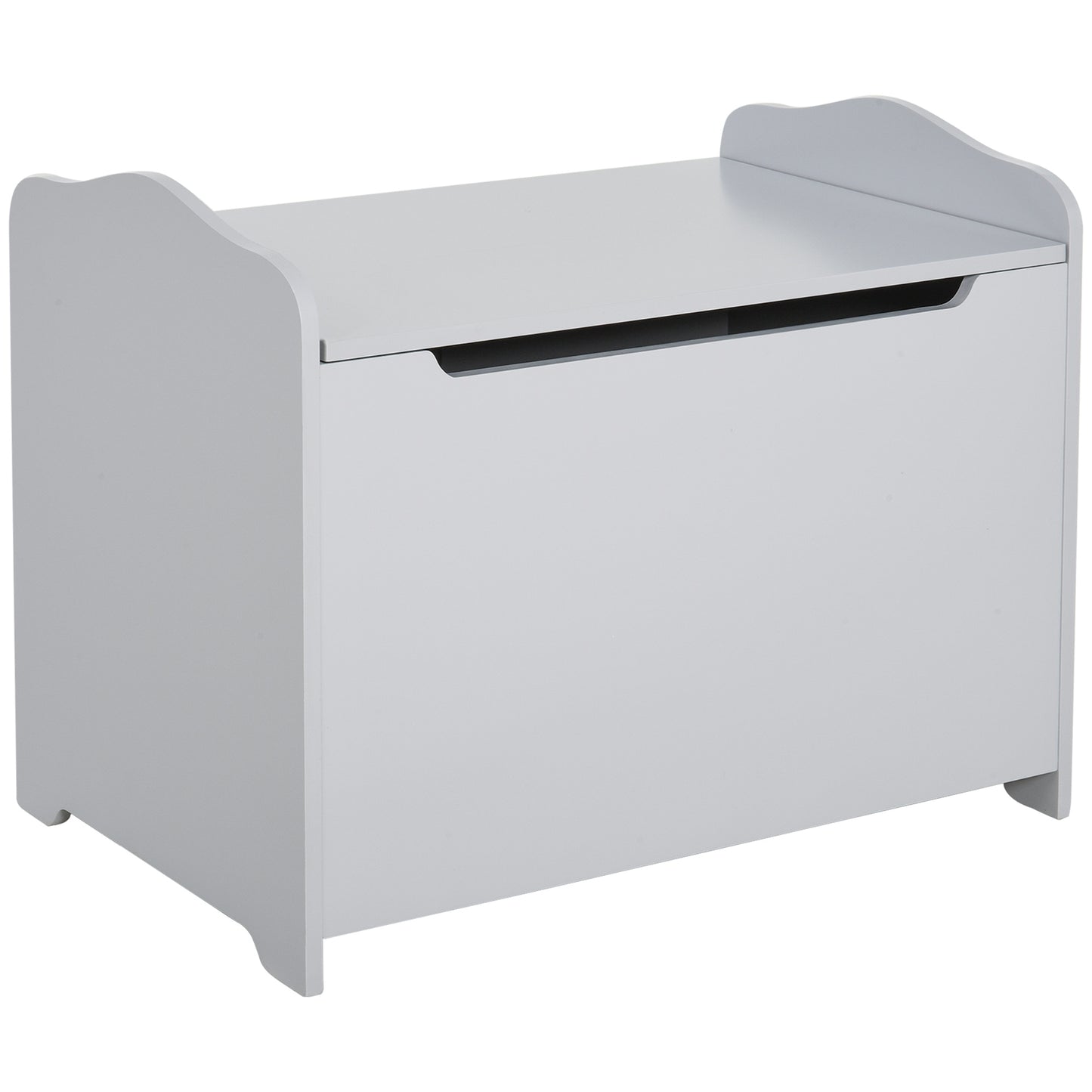 Wooden Kids Toy Box Children Storage Organizer Chest Safety Hinge