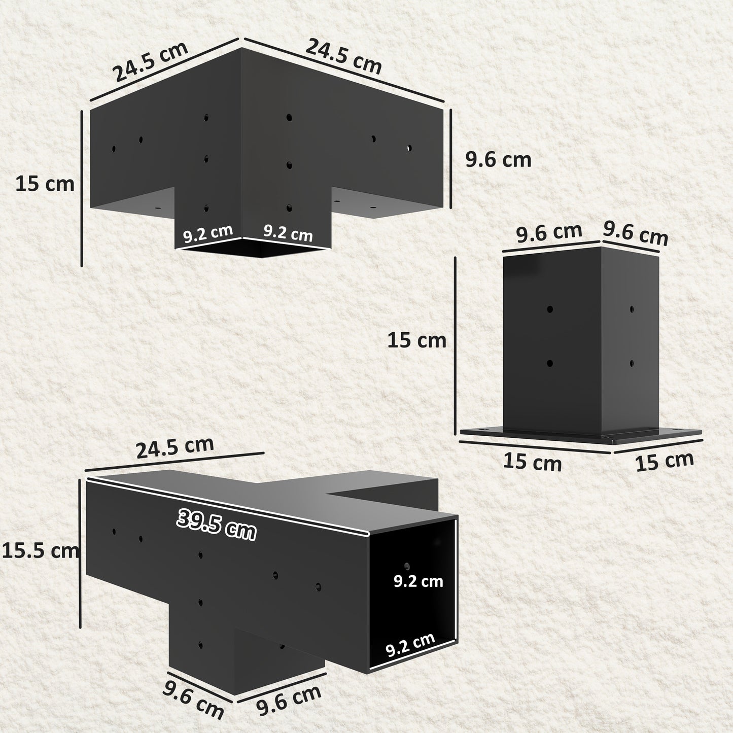 12PCS Pergola Kit, Pergola Brackets