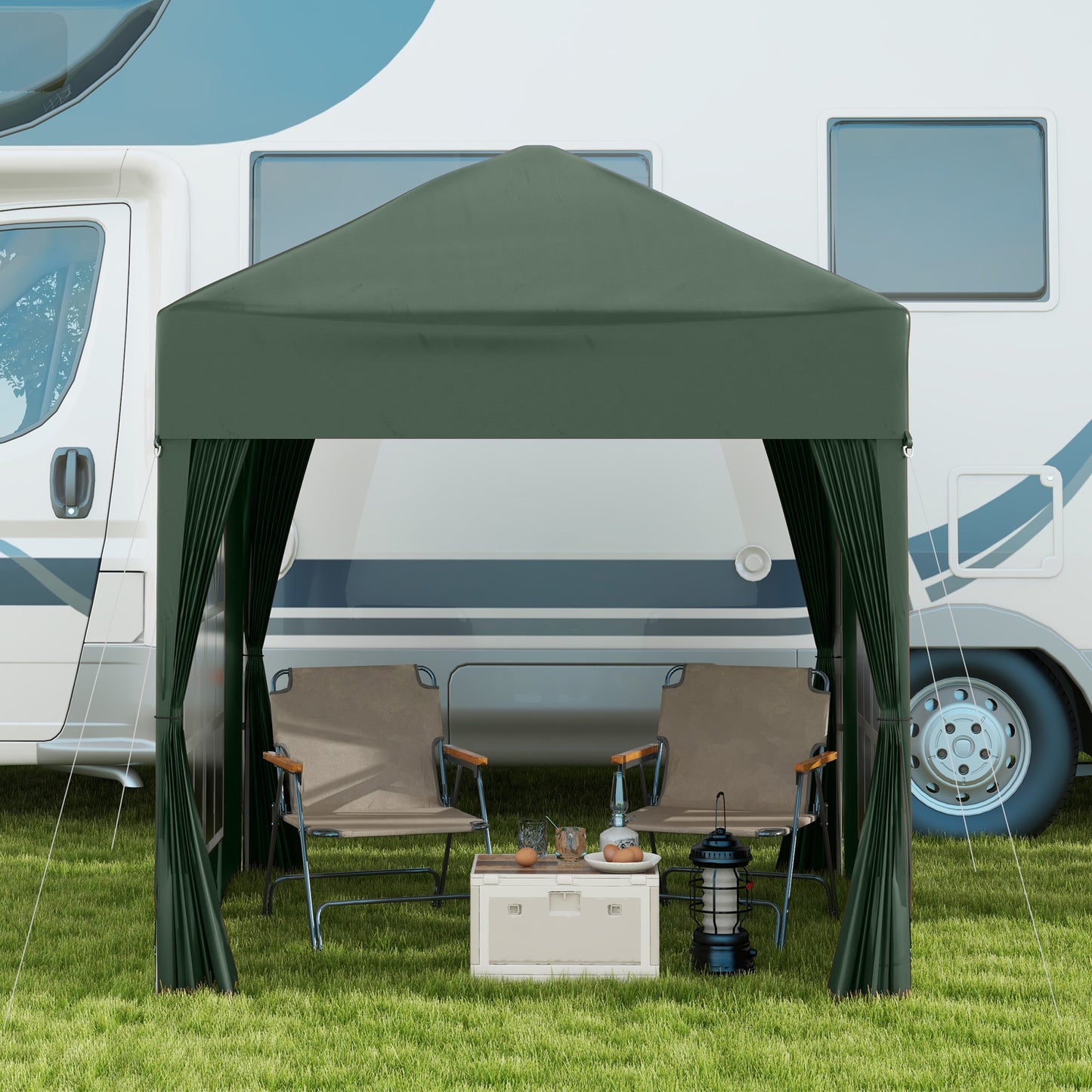 2 x 2 m Garden Pop Up Gazebo, Wedding Party Tent Marquee