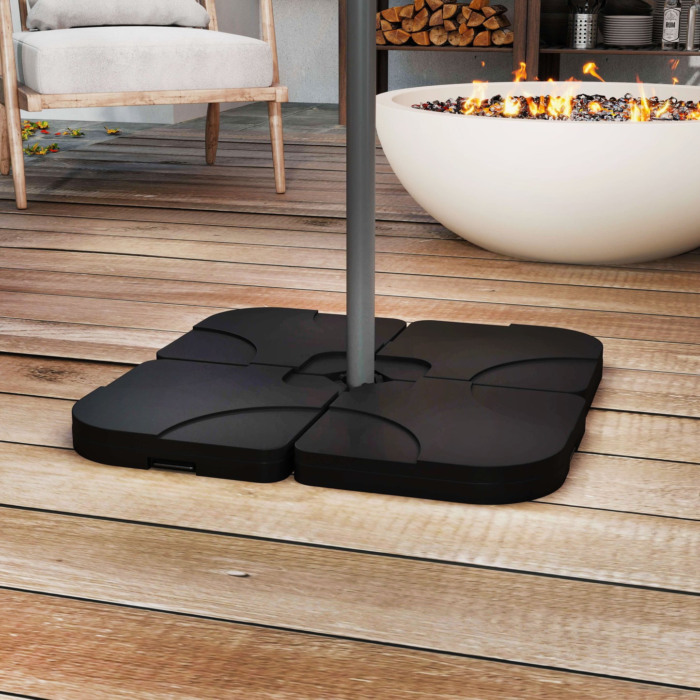4 Pieces Parasol Base Stand Weights