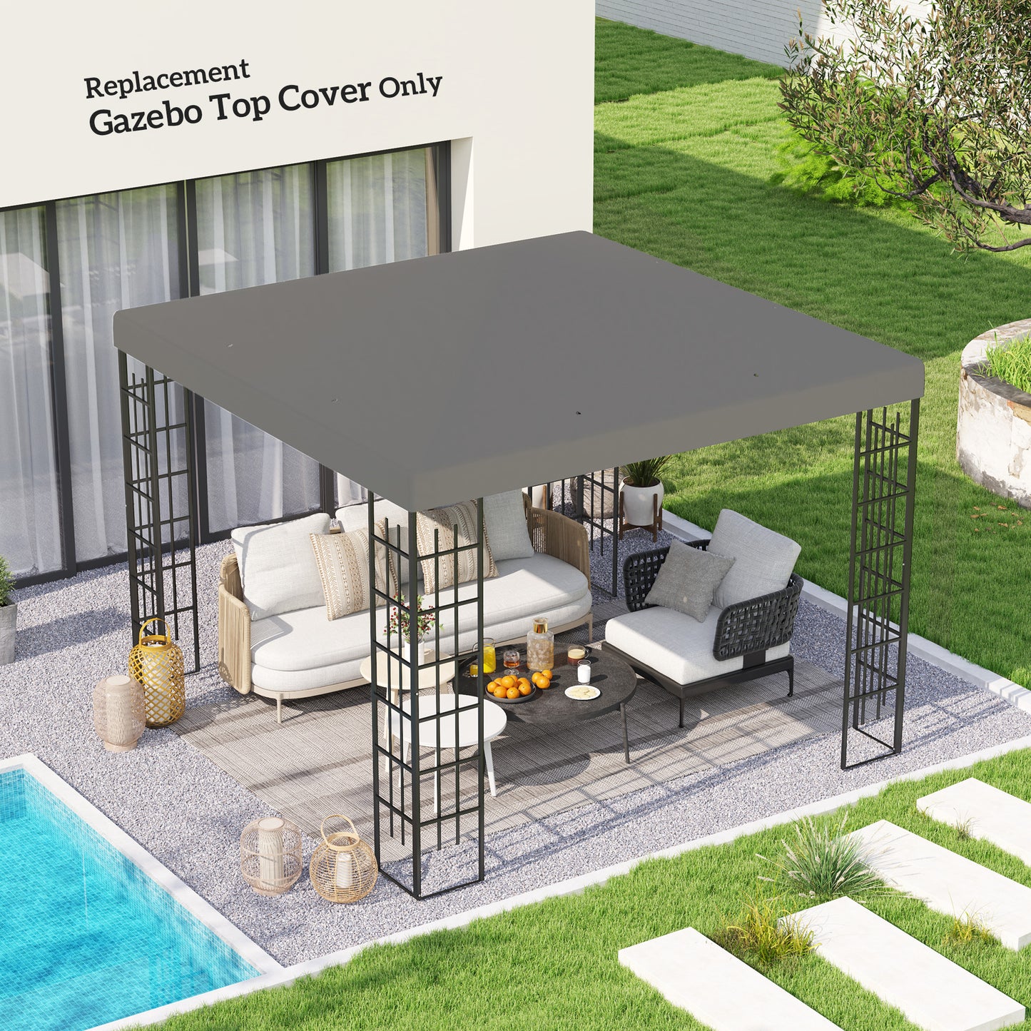3 x 3(m) Gazebo Frame Replacement