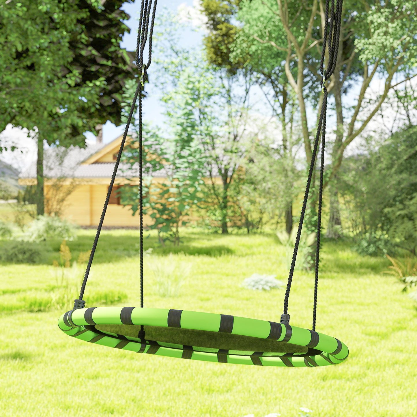 100cm Diameter Kid Nest Swing Seat with Height Adjustable Ropes