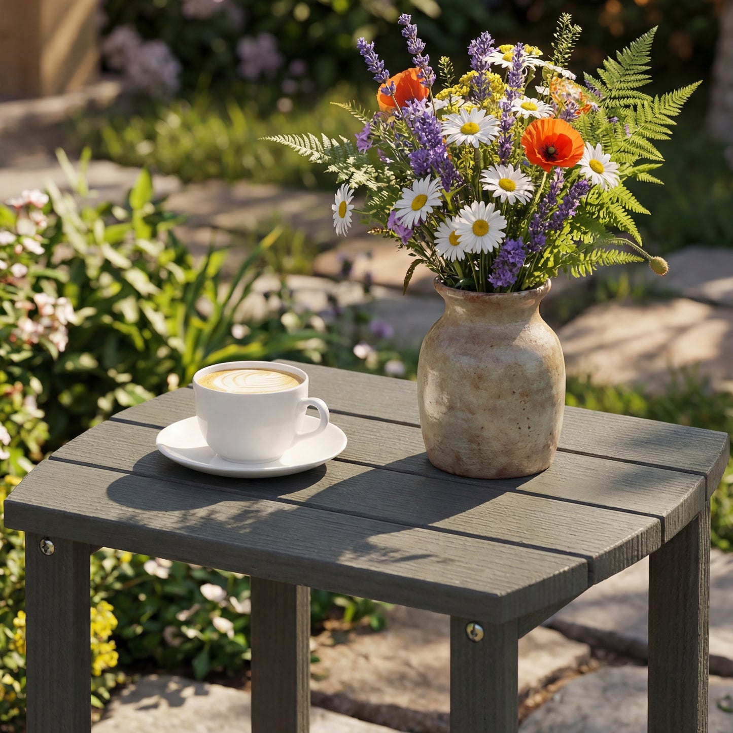 Outdoor Side Table, Garden Coffee Table