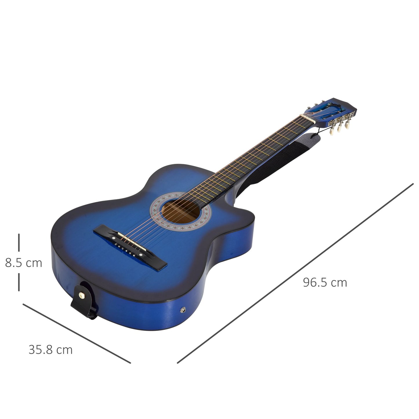38 Inch Full Size Acoustic Electric Guitar