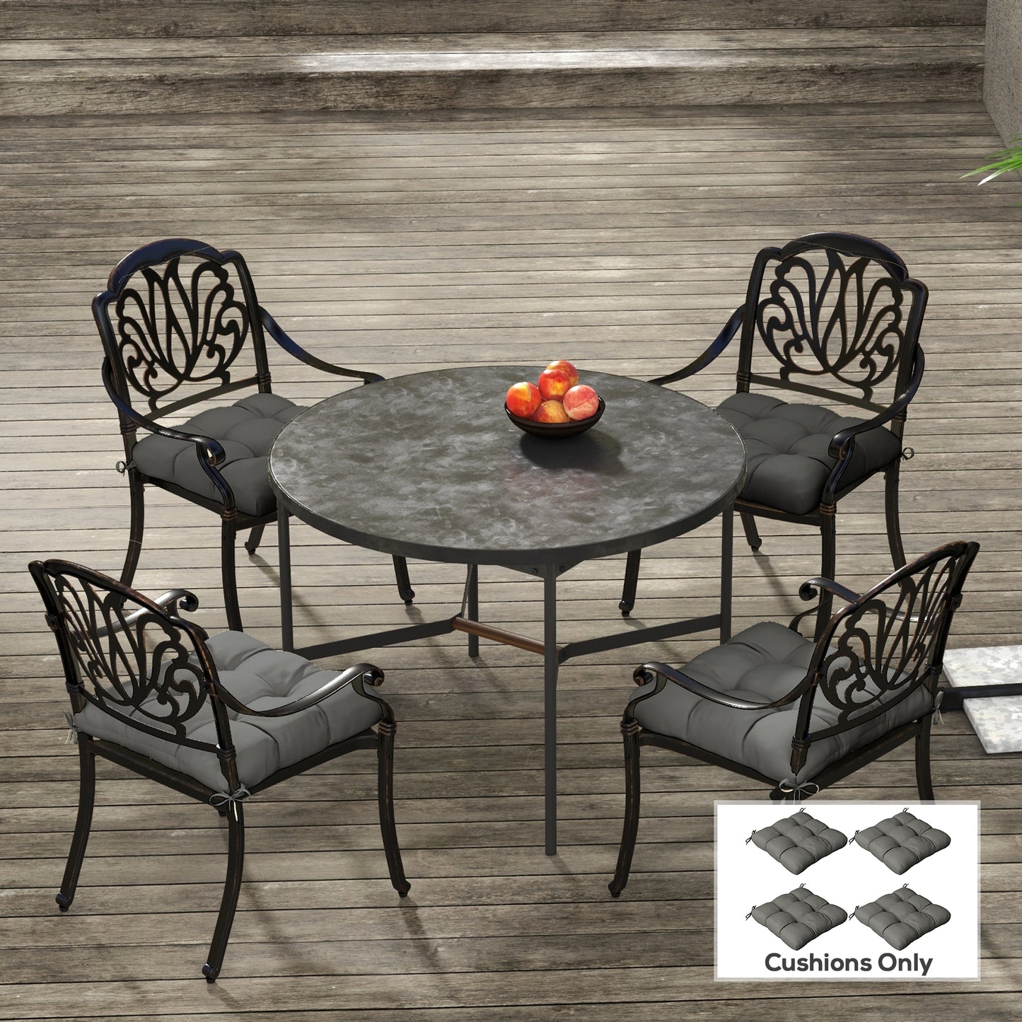 4-Piece Seat Cushion Pillows Replacement