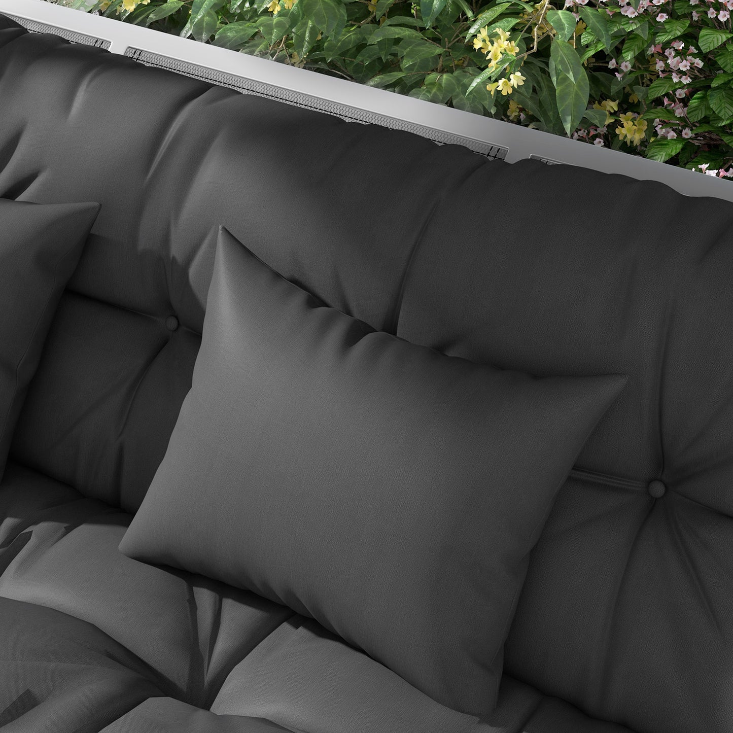 Back and Seat Cushion Replacement with 2 Pillows