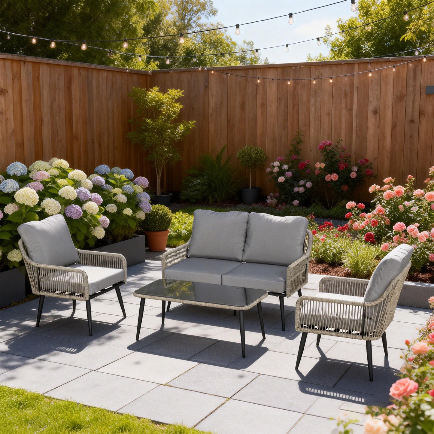 Rattan Garden Furniture Set (2)