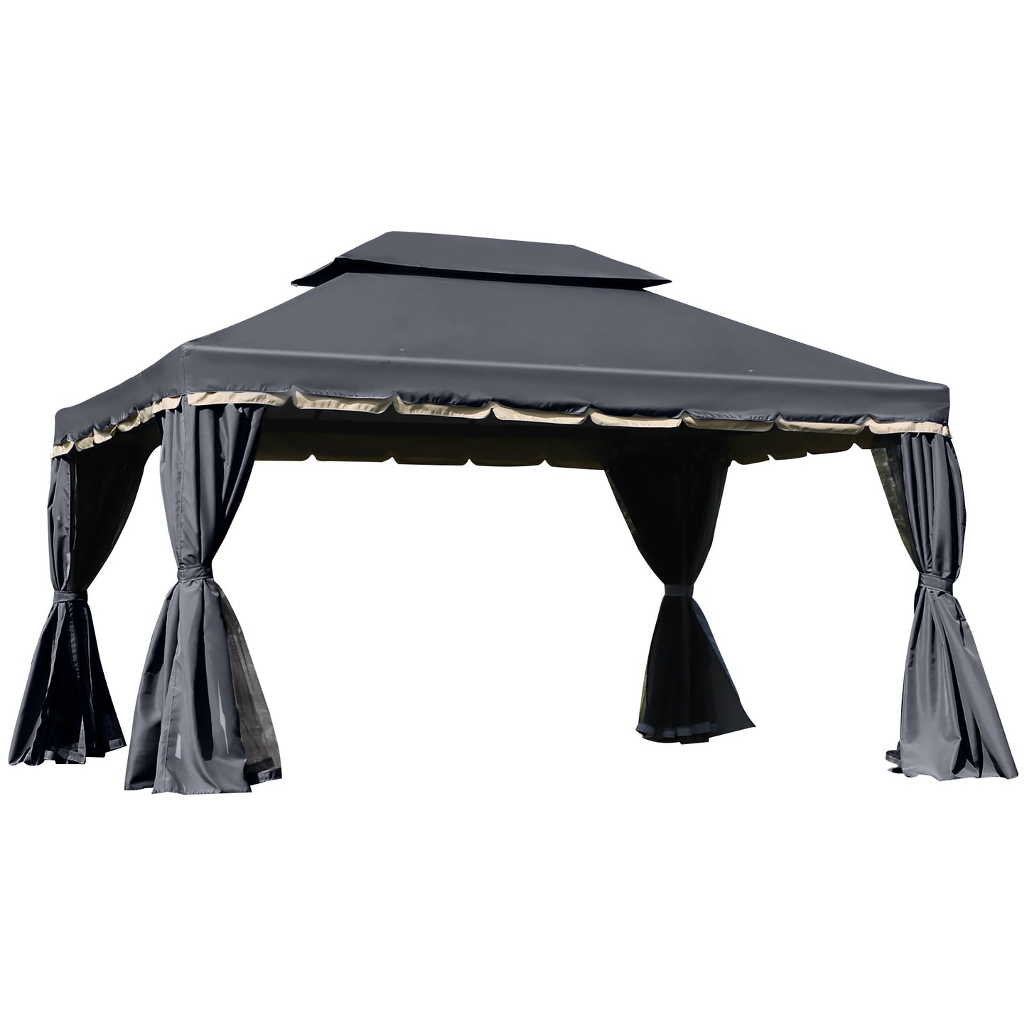 3 x 4m Aluminium Garden Gazebo