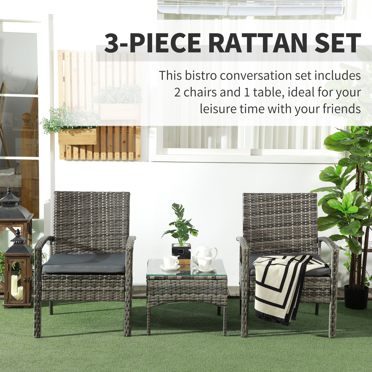 3 Pieces Rattan Bistro Set (5)