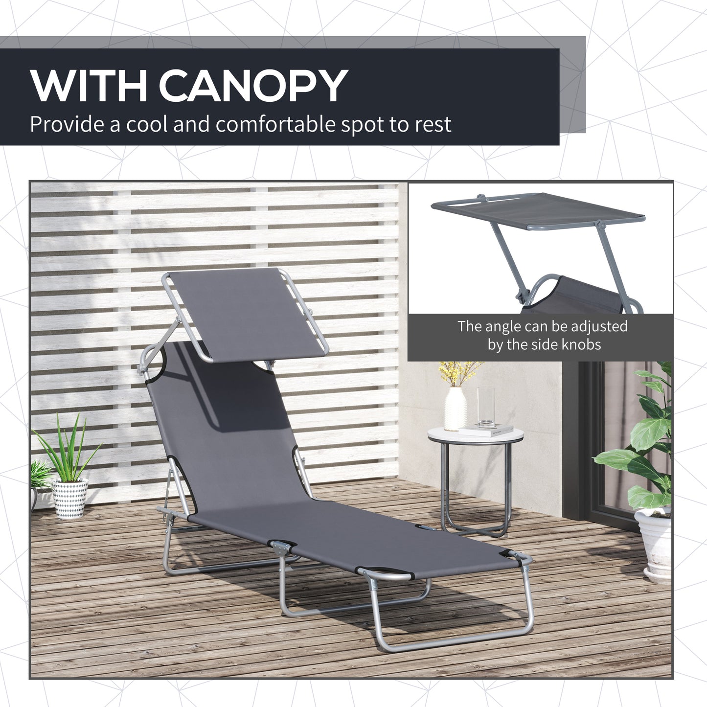 Outdoor Foldable Sun Lounger (1)
