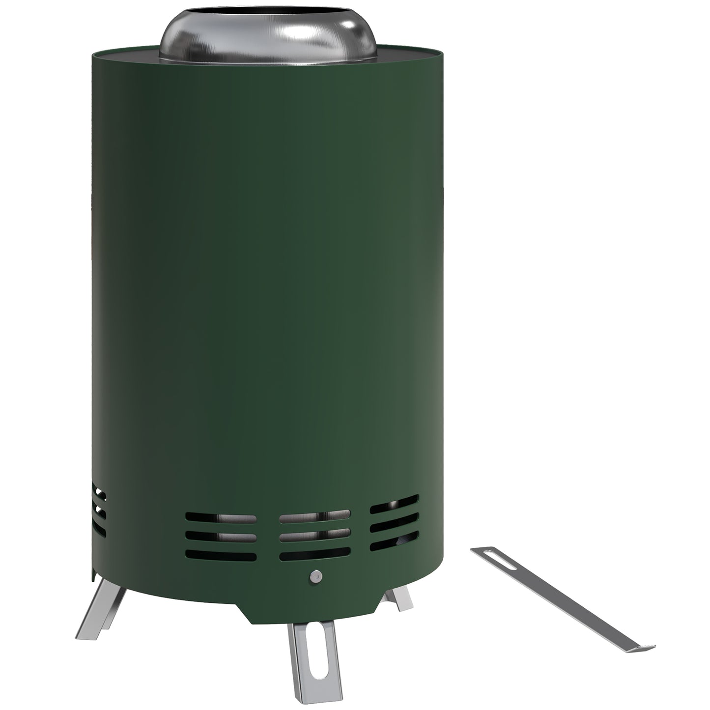 Smokeless Fire Pit, 16 x 16 cm Stainless Steel Portable Wood