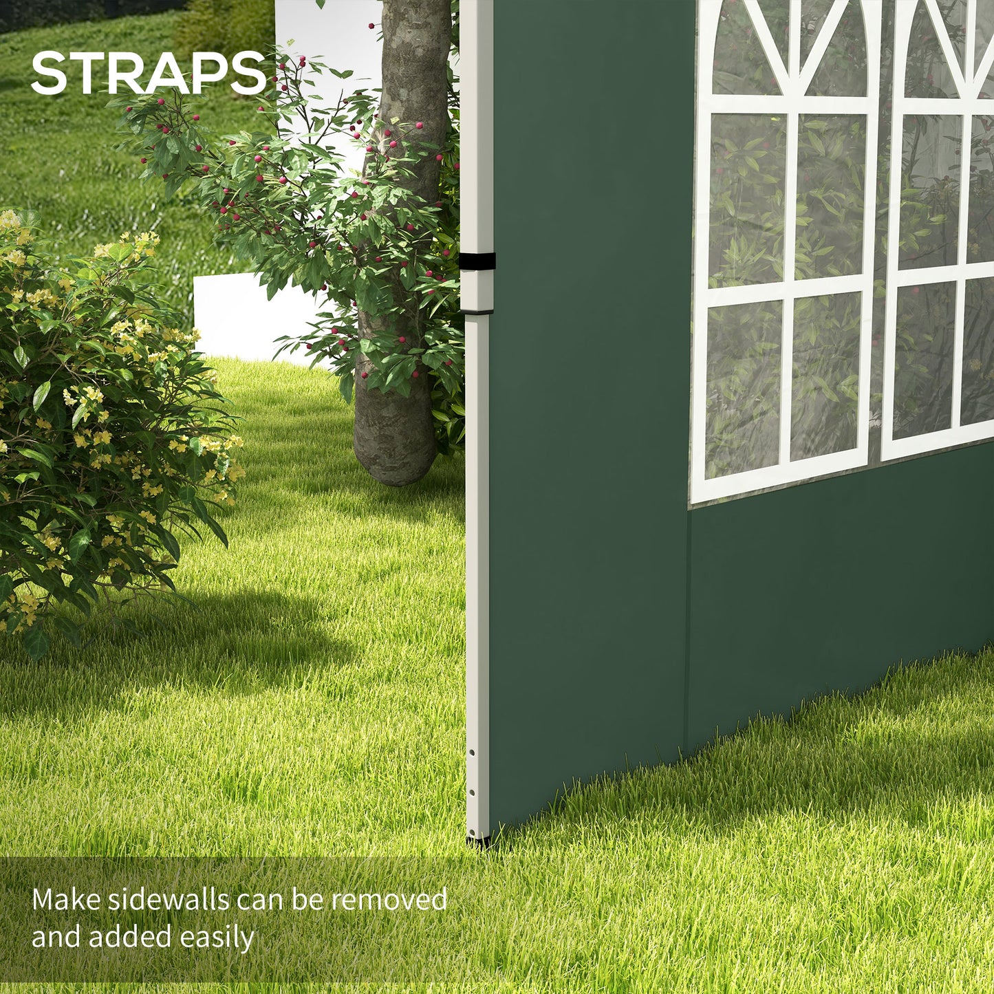 Gazebo Side Panels, Sides Replacement with Window