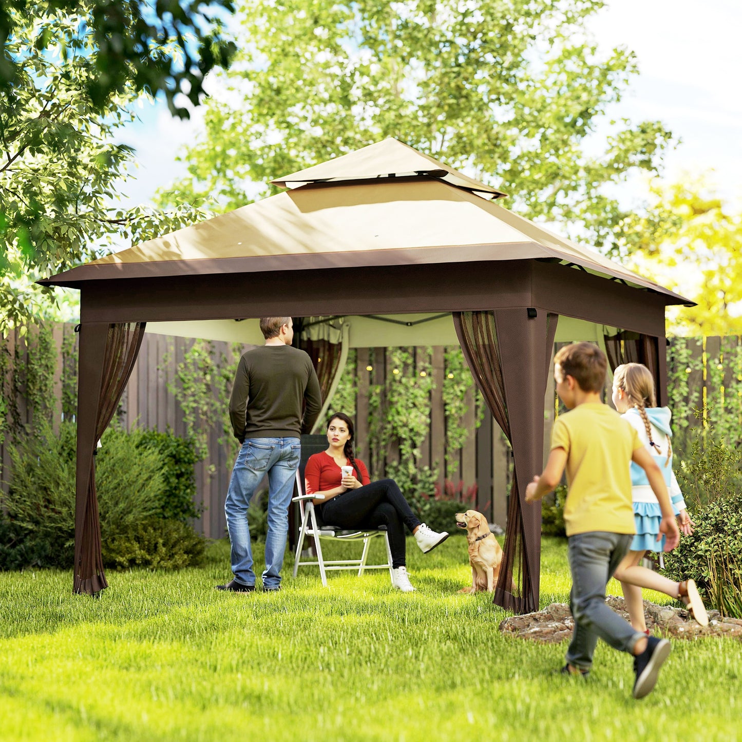 3 x 3(m) Pop Up Gazebo with Mosquito Netting