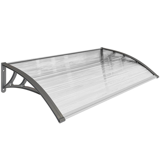 Front Door Canopy, Outdoor Awning, Rain Shelter, 110 x 60cm