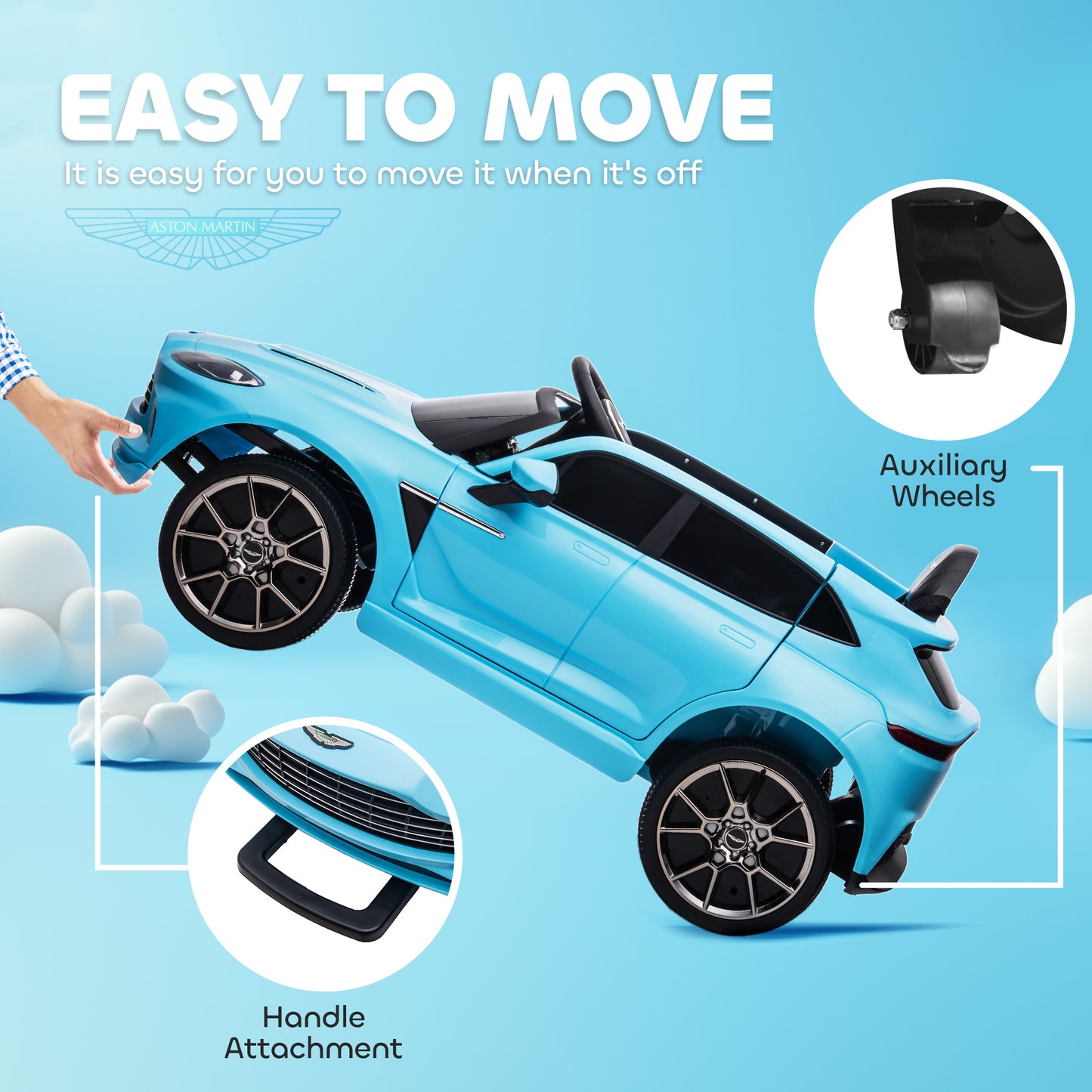 Aston Martin DBX Licensed Battery Powered Kids Electric Car