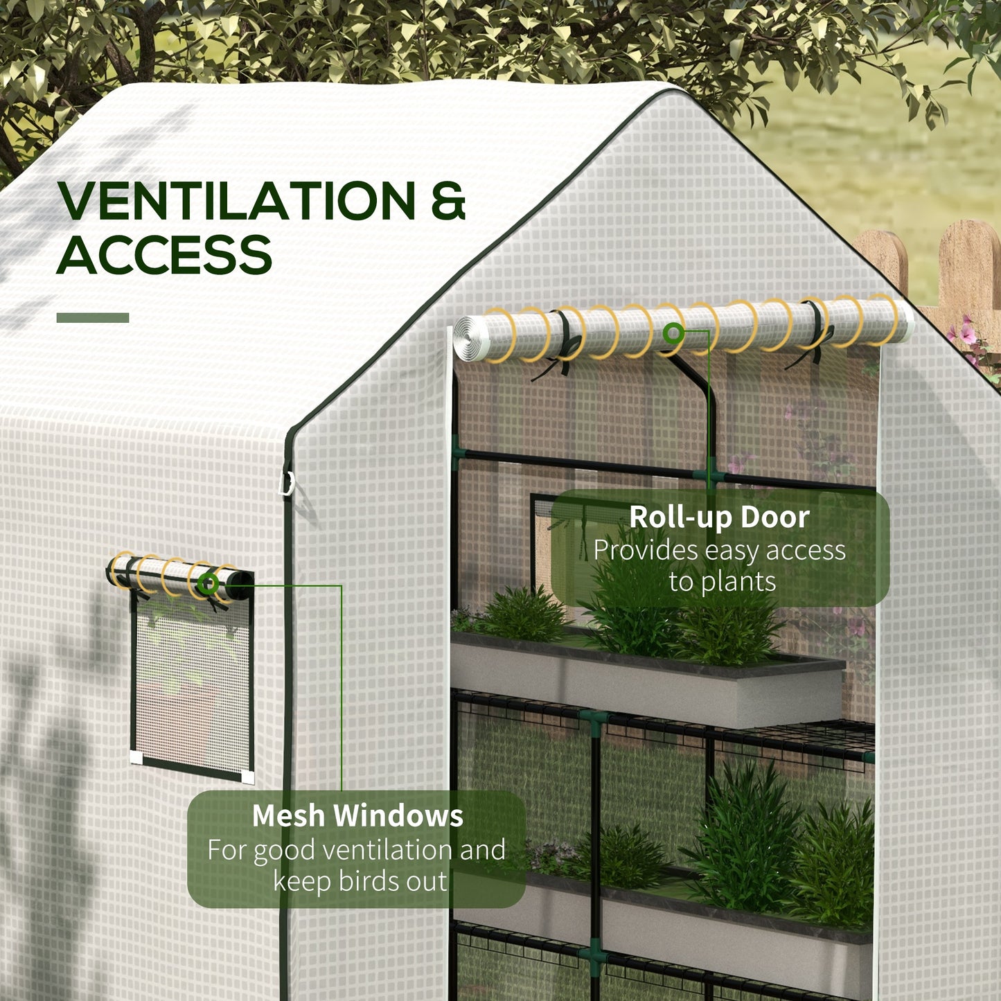 Greenhouse Cover Replacement Walk-in PE Hot House Cover