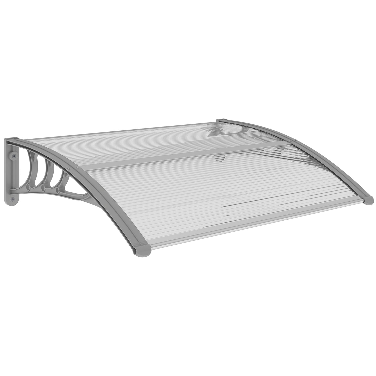 Front Door Canopy Outdoor Awning Aluminium Rigid Plastic (2)