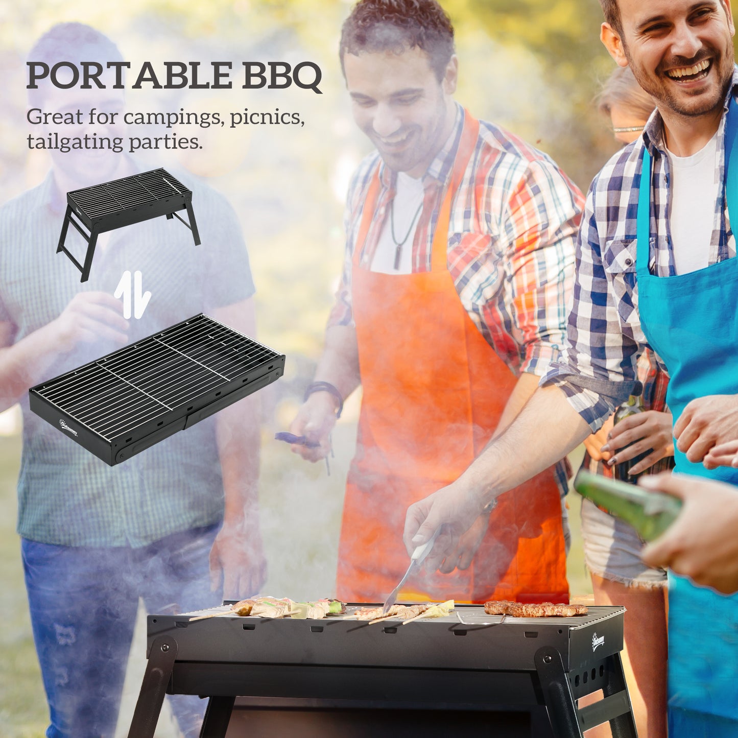 Foldable Charcoal Grill (1)