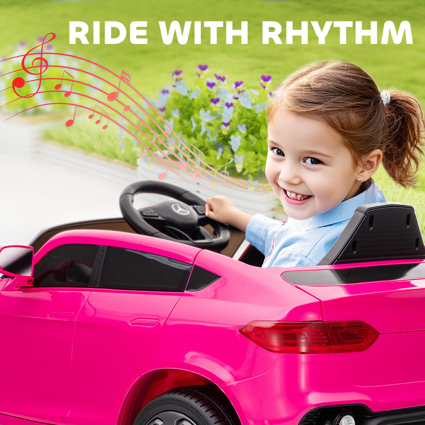 Mercedes-Benz GLC Licensed Kids Ride on Car with Remote Control