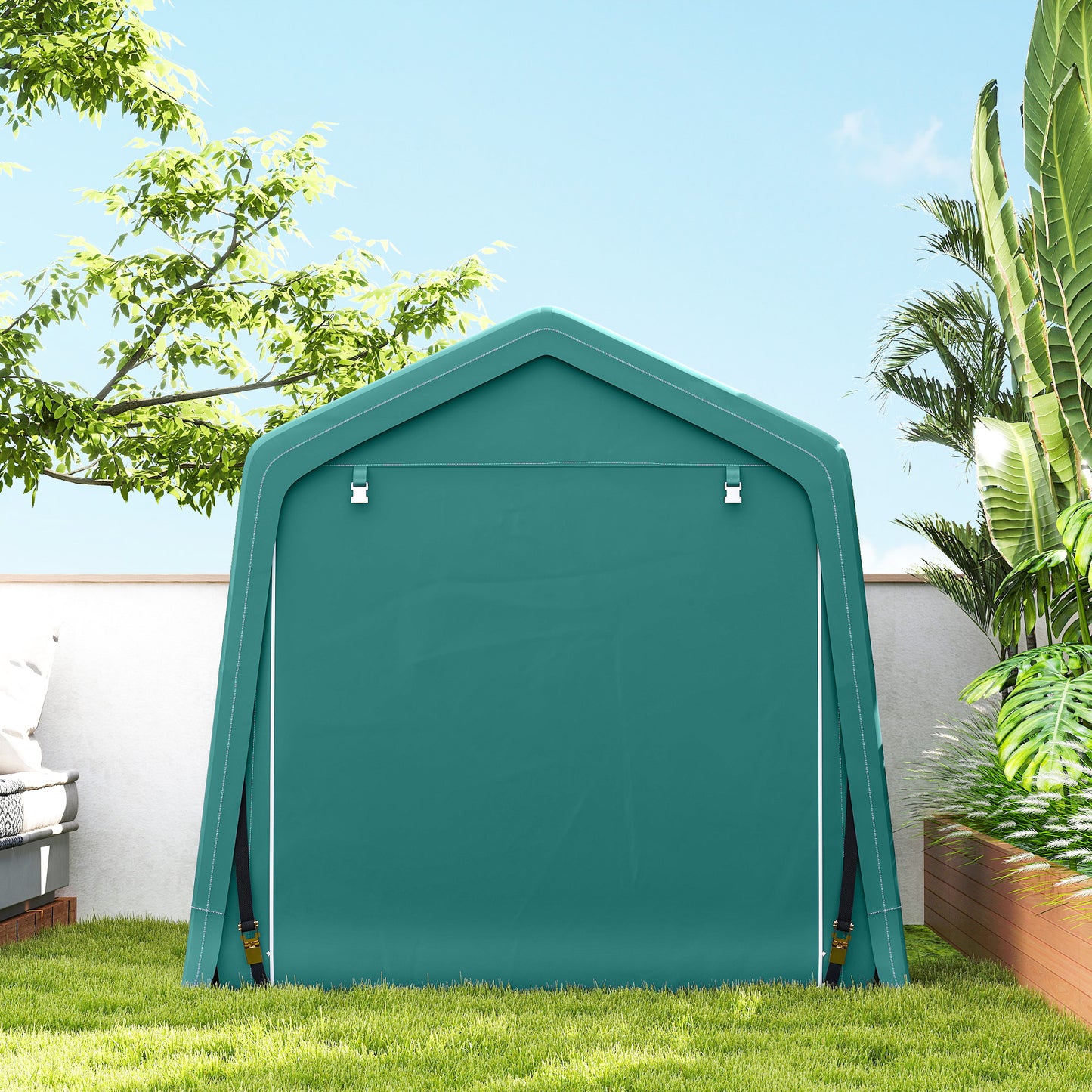 8 x 6.5 ft Outdoor Garden Storage Shed (1)