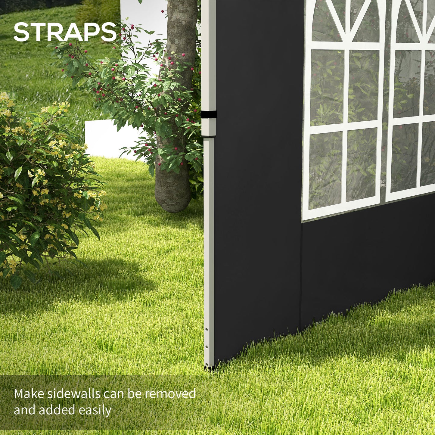 Gazebo Side Panels, Sides Replacement with Window