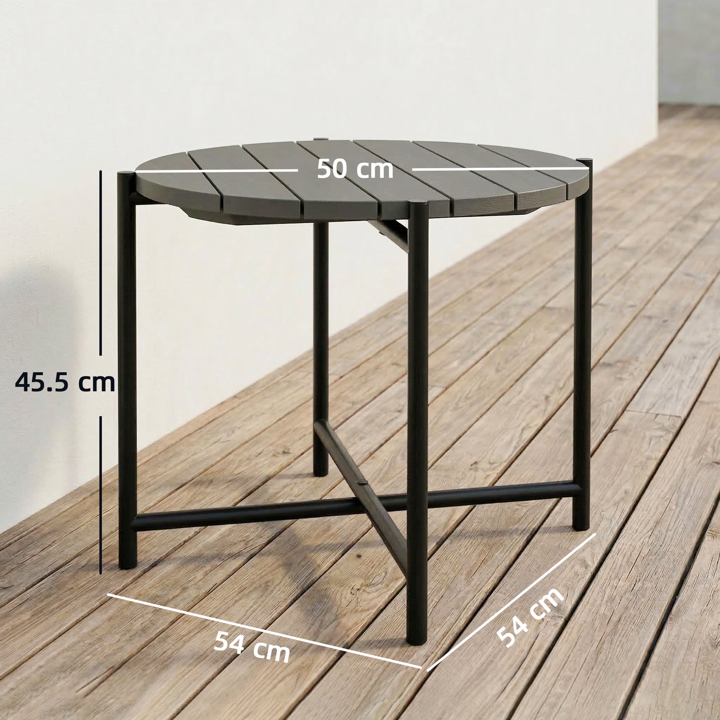 54 cm Round Outdoor Side Table