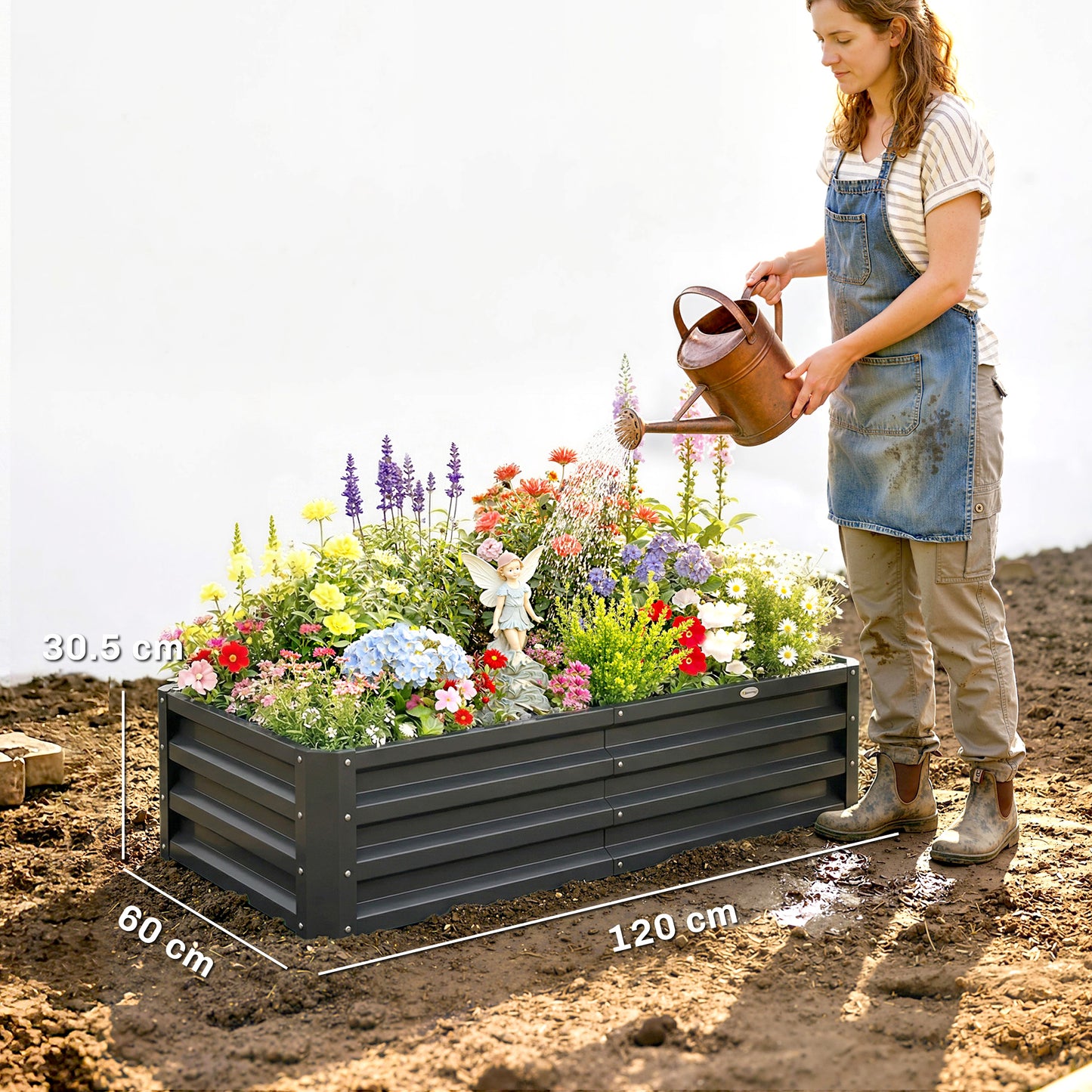 Set of 2 Raised Beds for Garden (1)