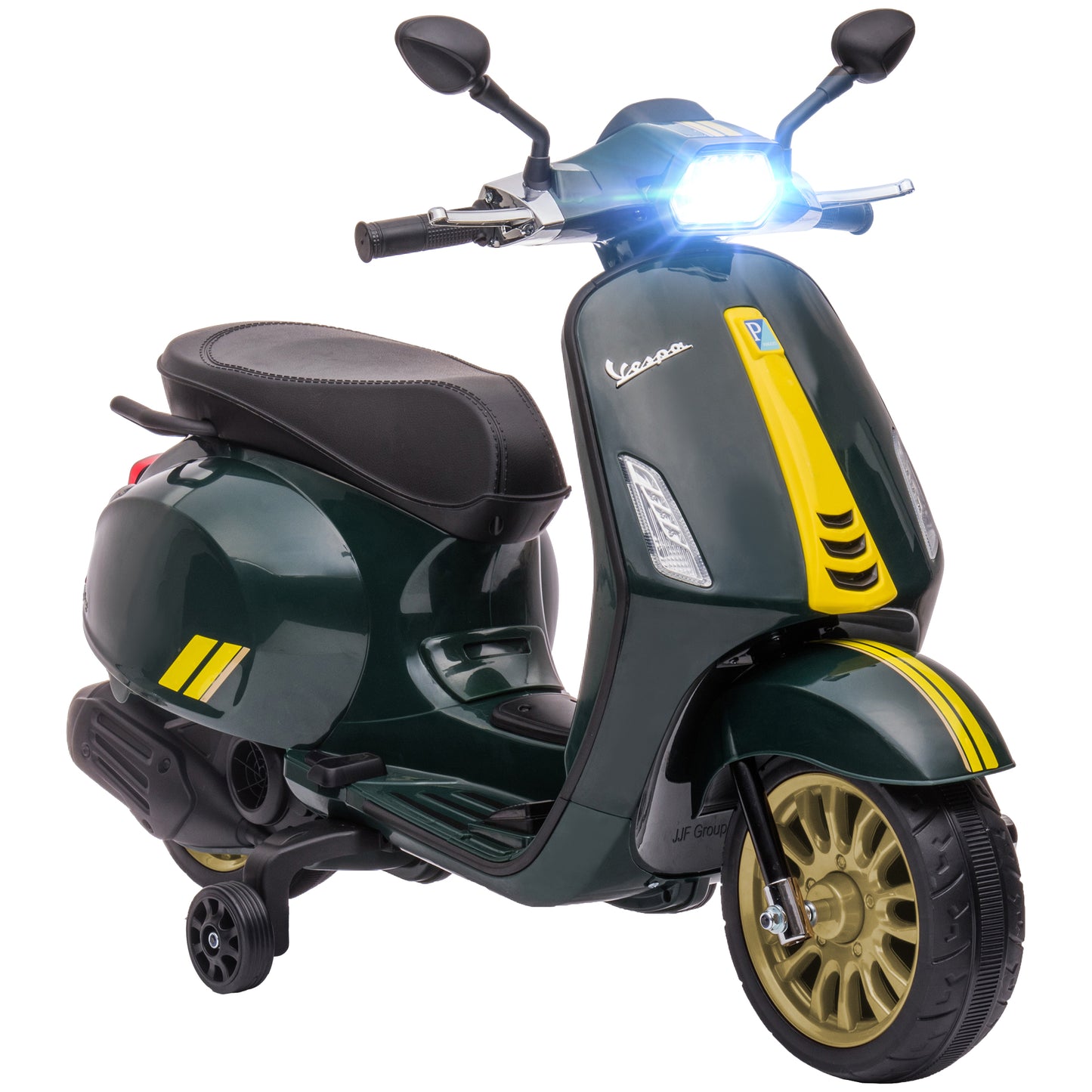 12V Vespa Licensed Kids Electric Motorbike w/ Music, Lights