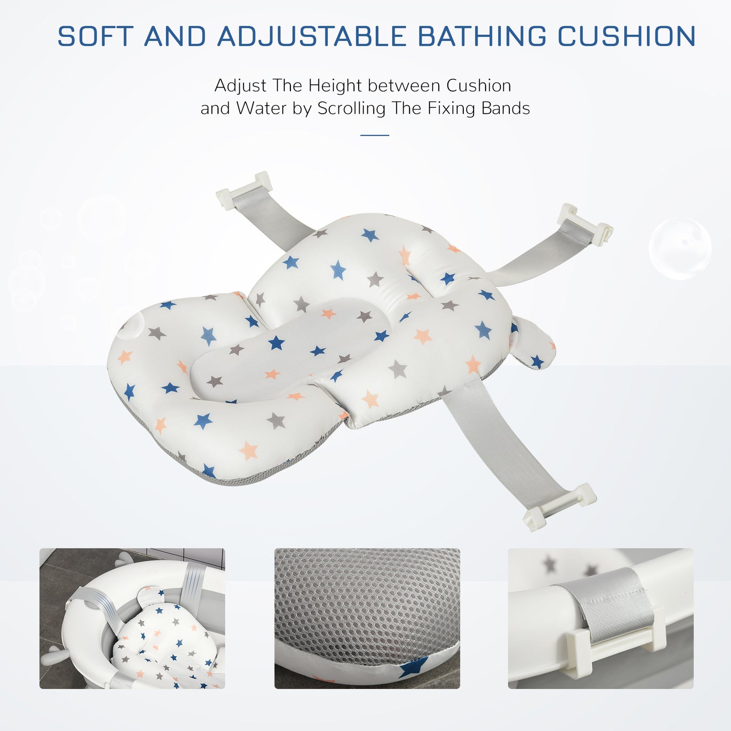 Foldable Baby Bathtub Set, Collapsible Bath Tub