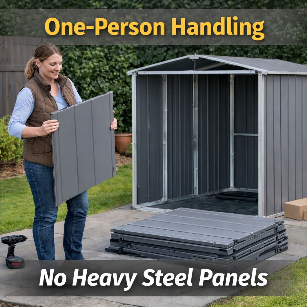 6x4.5ft Garden Storage Shed