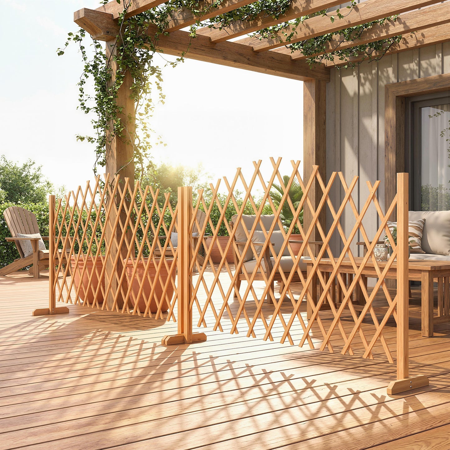 2 Pack Expanding Fence Panels