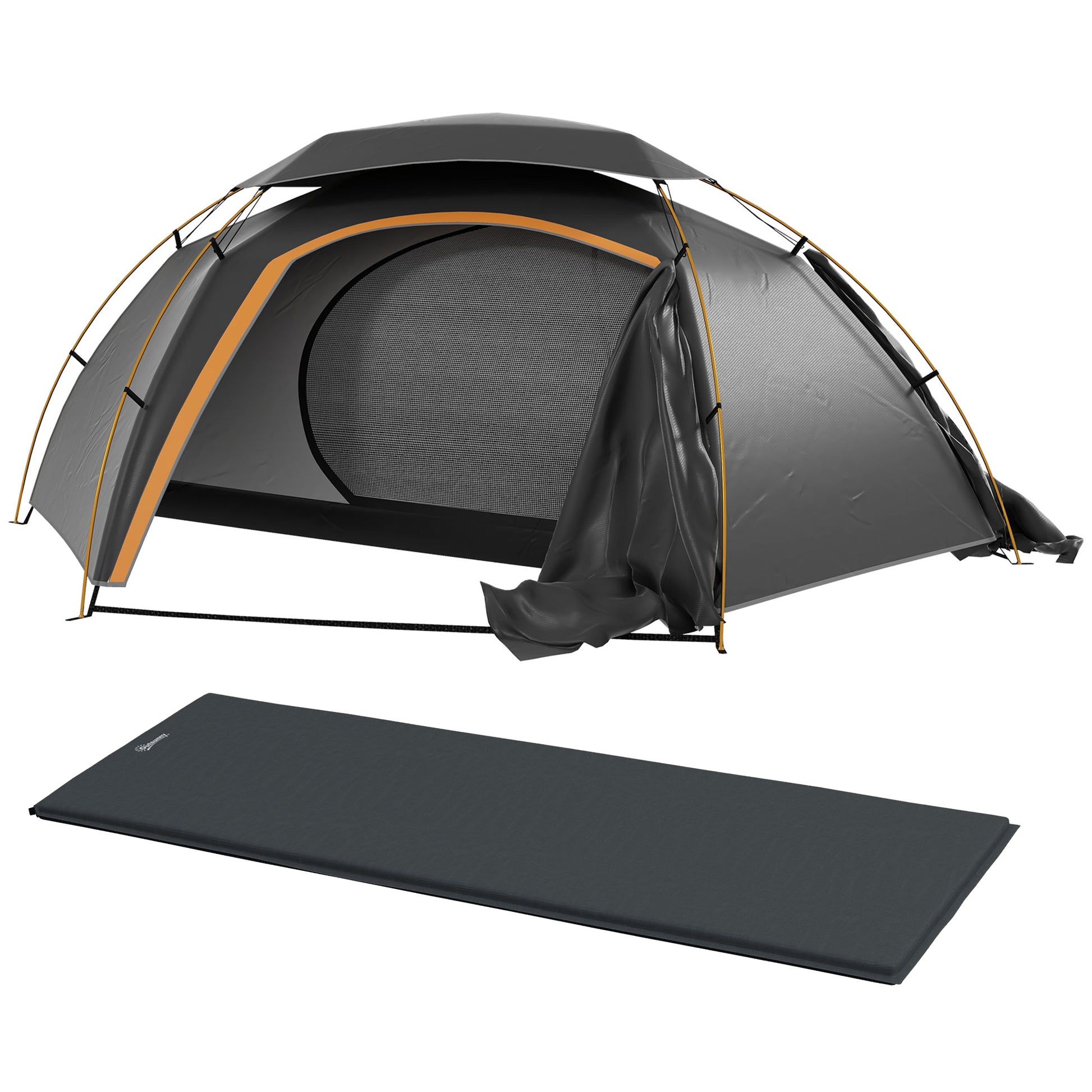 Camping Tent with Self Inflatable Mattress (2)