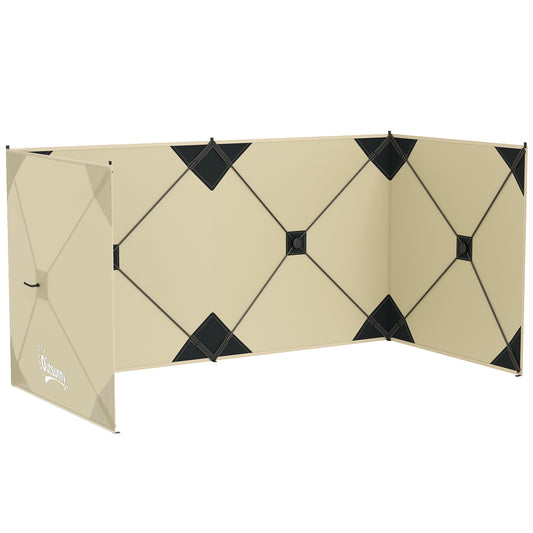 Camping Windbreak Pop Up Windbreaker Blocker with Ropes Pegs