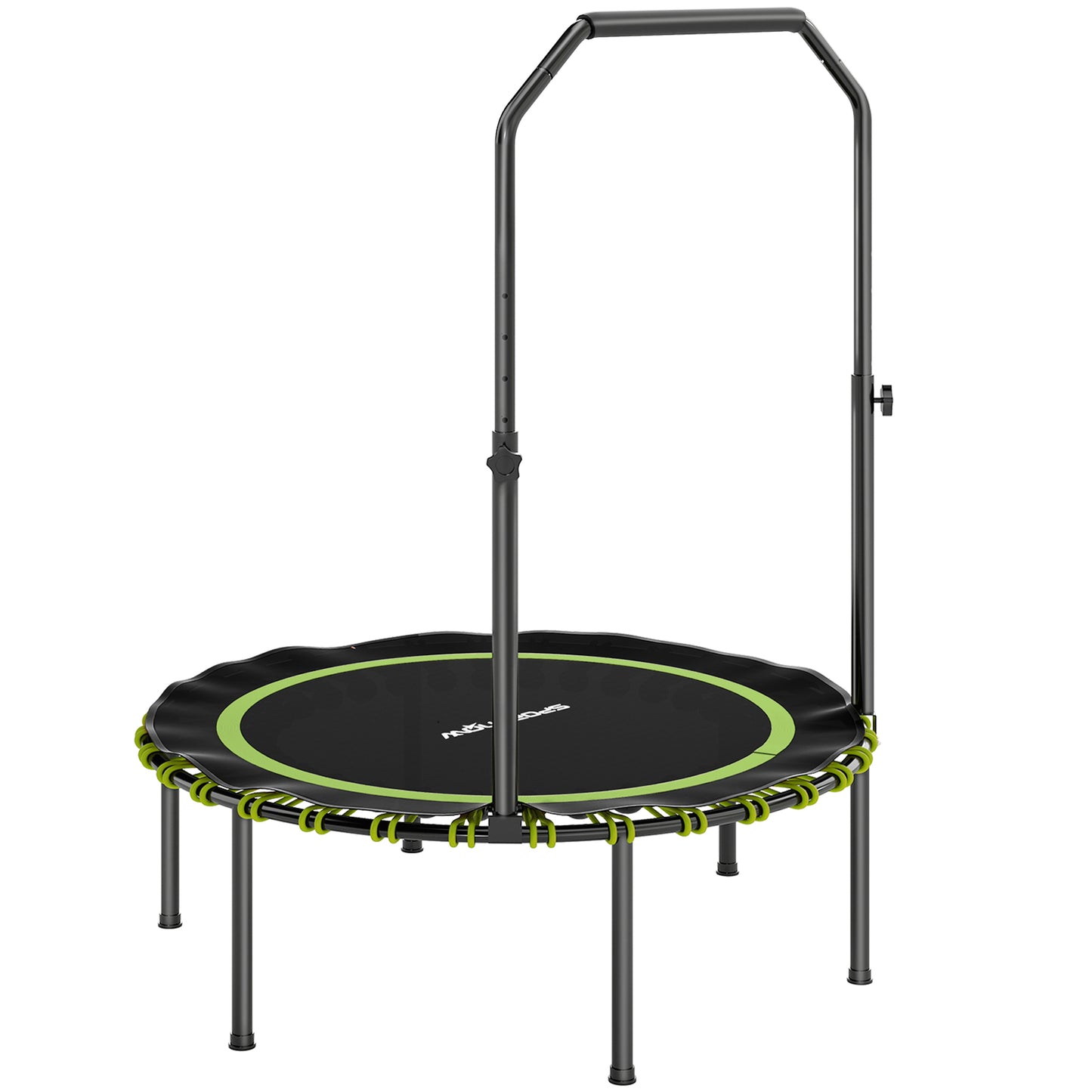 40" Foldable Fitness Trampoline Rebounder with Handle