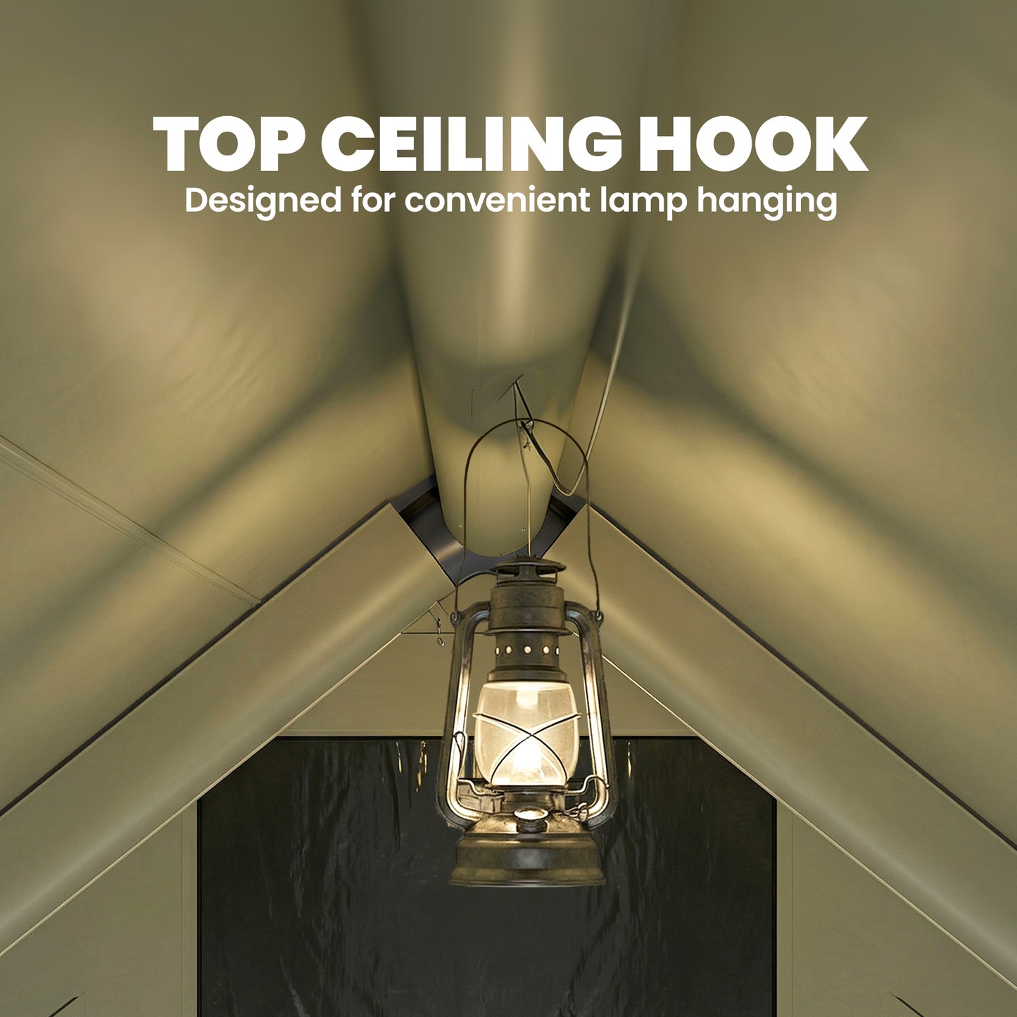 Inflatable Camping Tent with Pump and Stove Jack Hole (1)