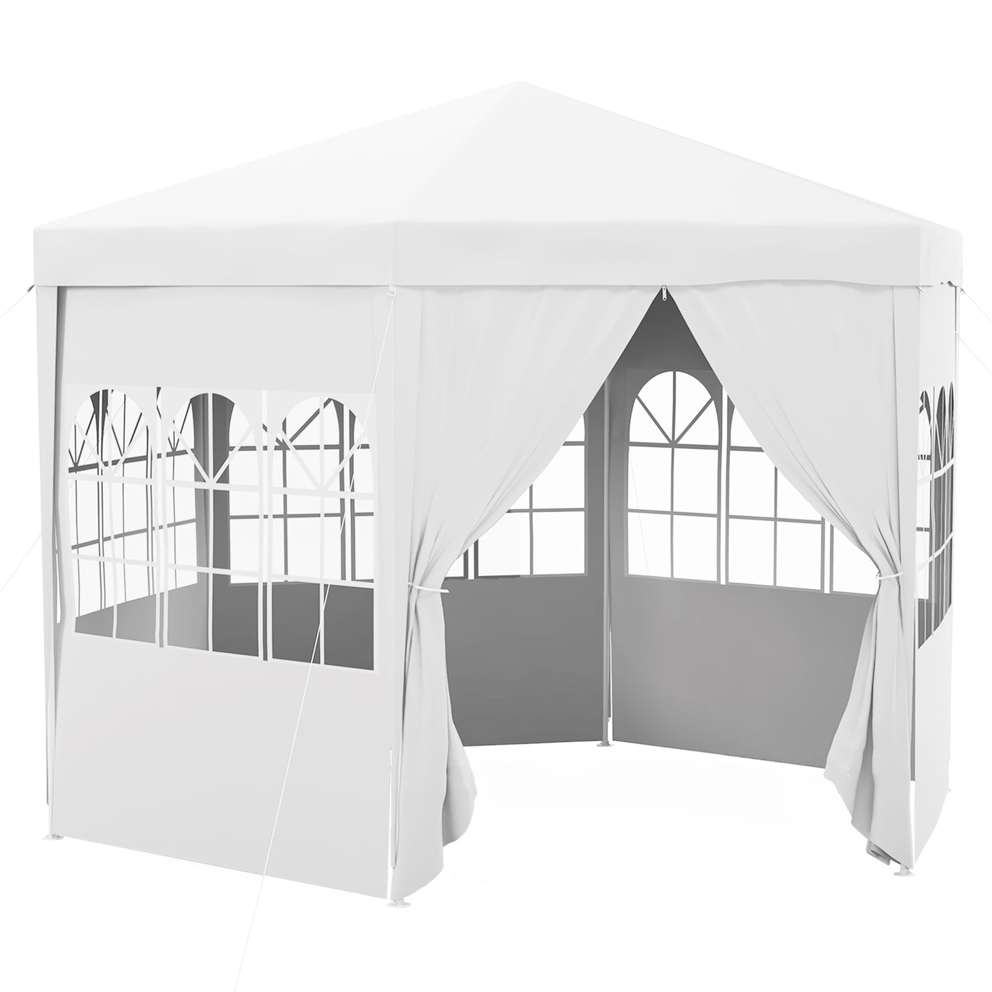 4 m Party Tent Wedding Gazebo Outdoor Waterproof PE Canopy Shade