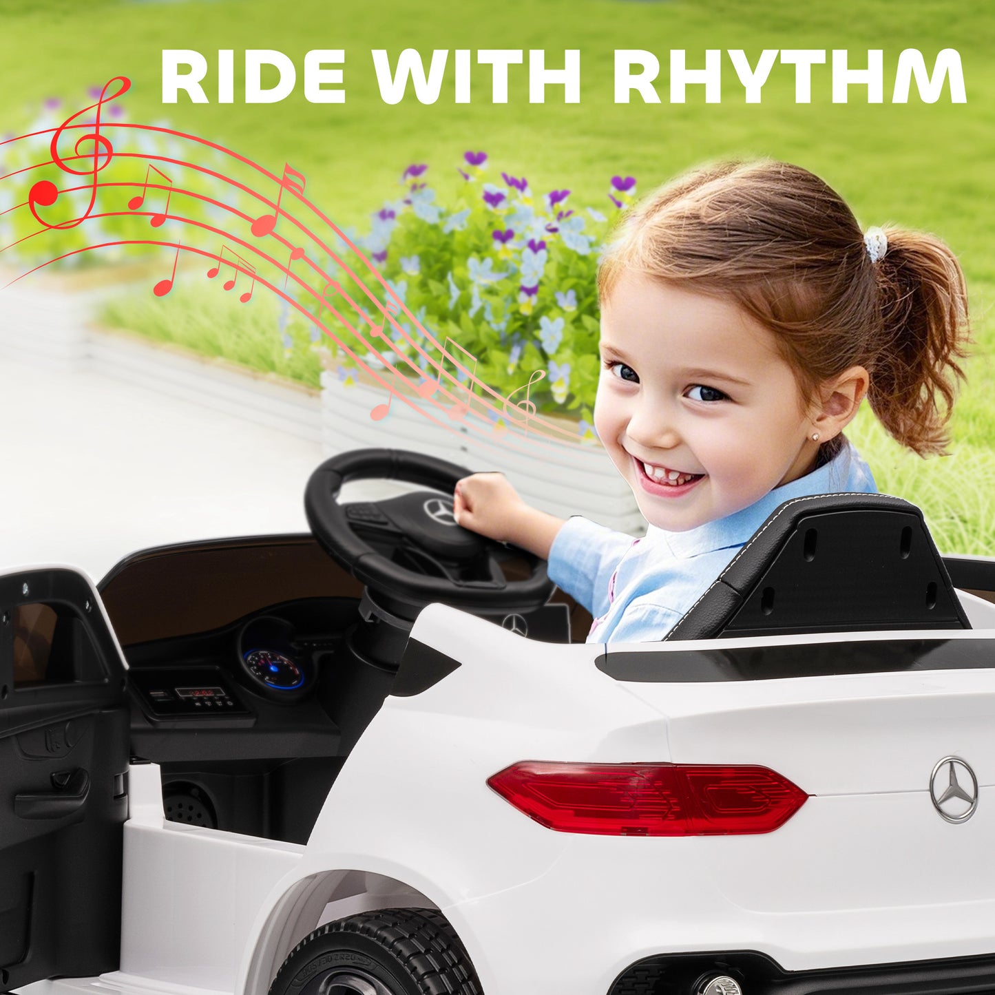 Mercedes-Benz GLC Licensed Kids Ride on Car with Remote Control