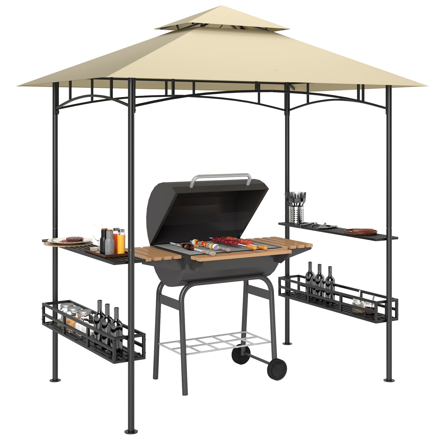 8' x 5' Grill Gazebo Canopy