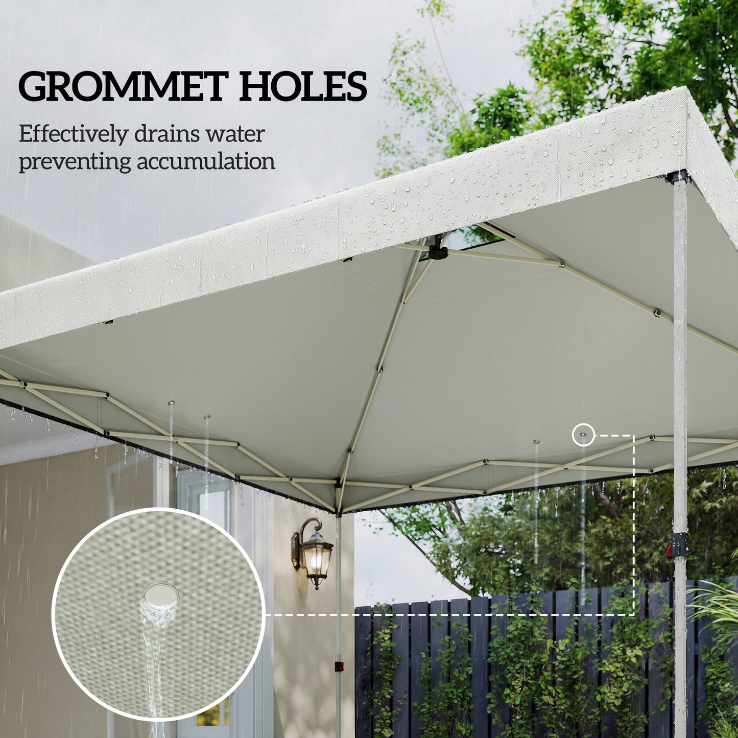 Gazebo Roof Replacement UV50+ Waterproof Pop Up Canopy Cover