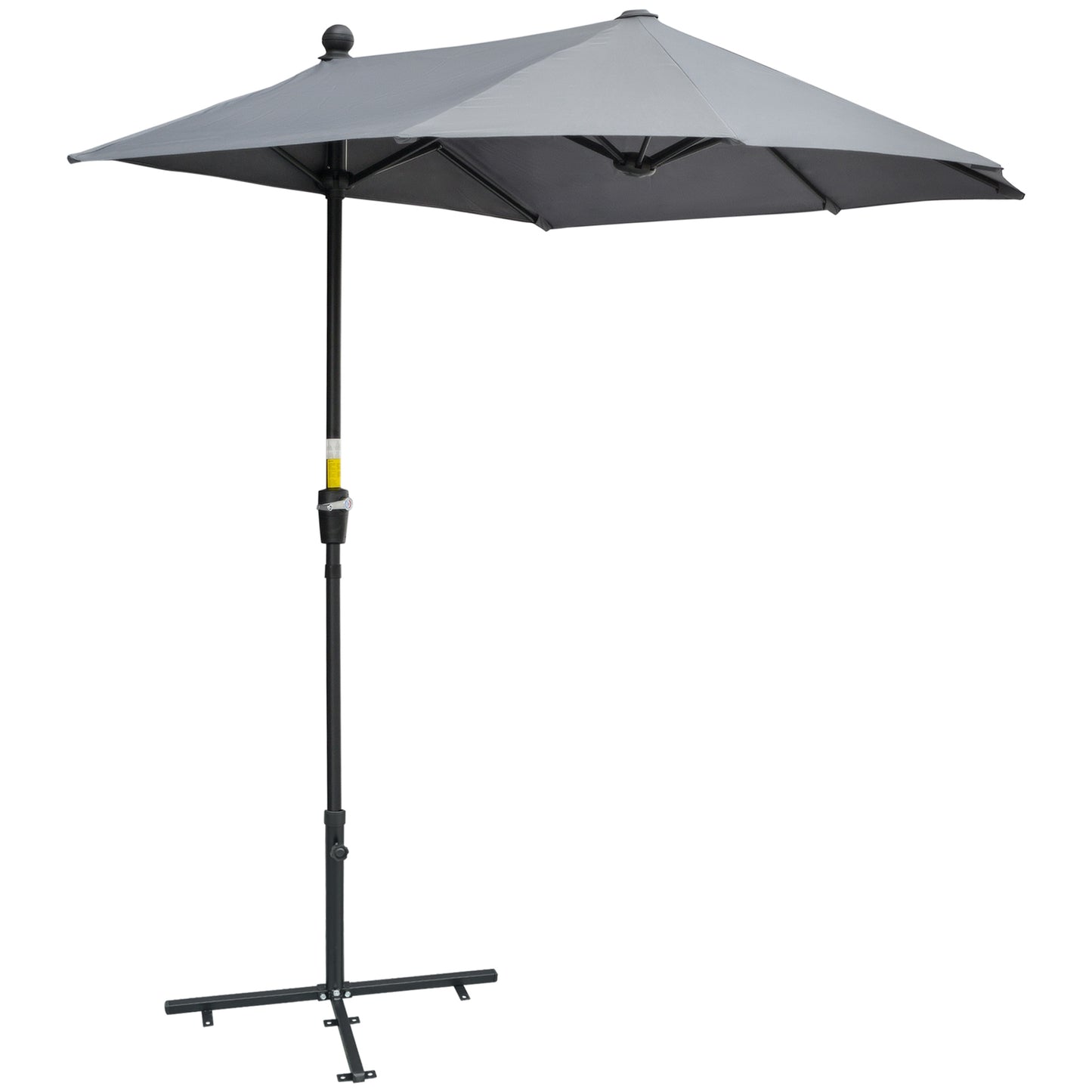 2m Half Parasol Market Umbrella Garden Balcony Parasol