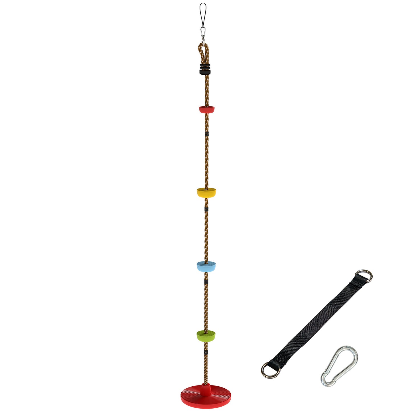 Climbing Rope, Kids Tree Swing Kit with Platforms