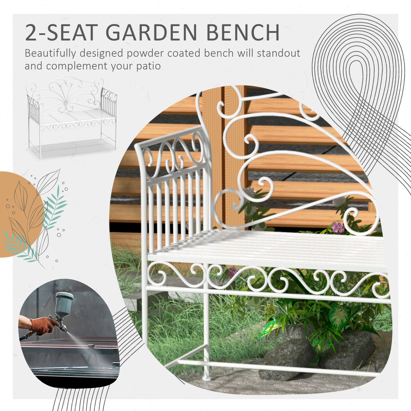 Heavy-Duty Garden Bench