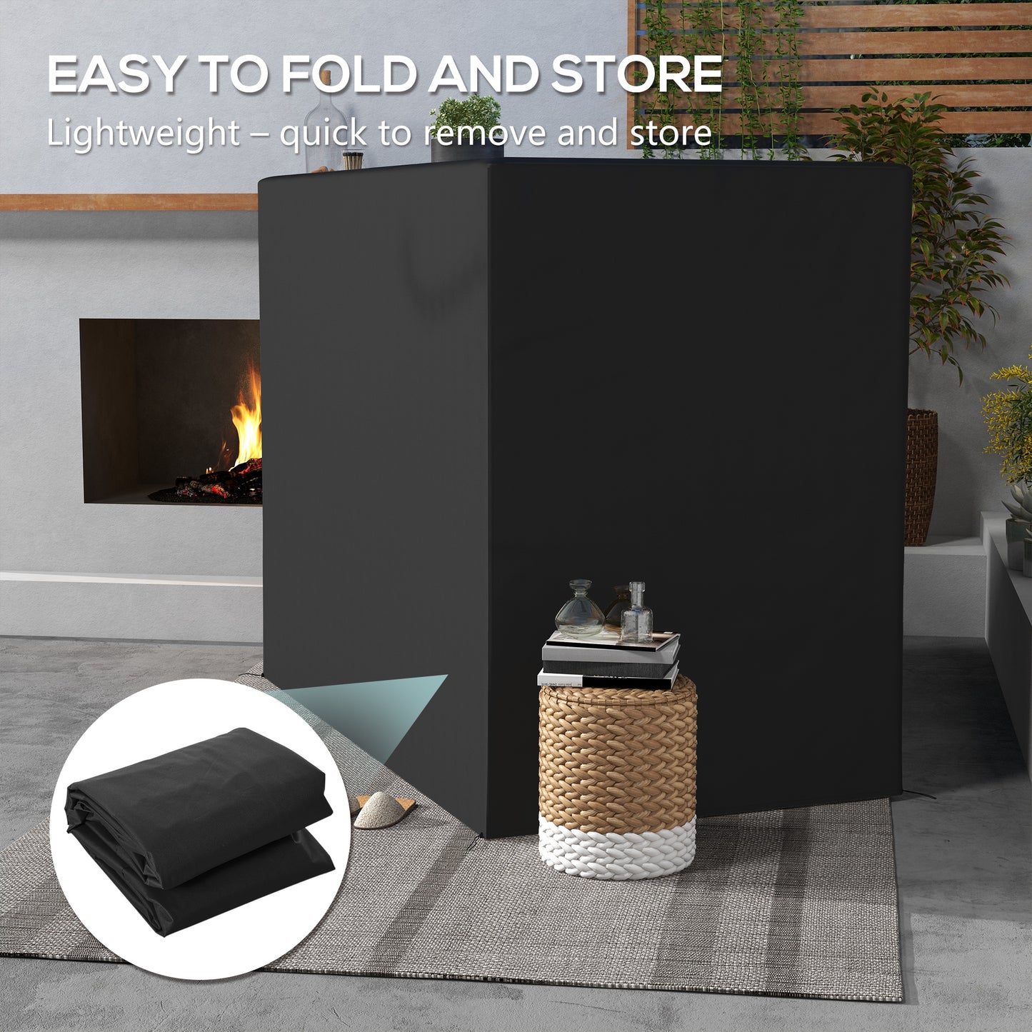 3-Seat Outdoor Garden Swing Chair Protective Cover Water UV