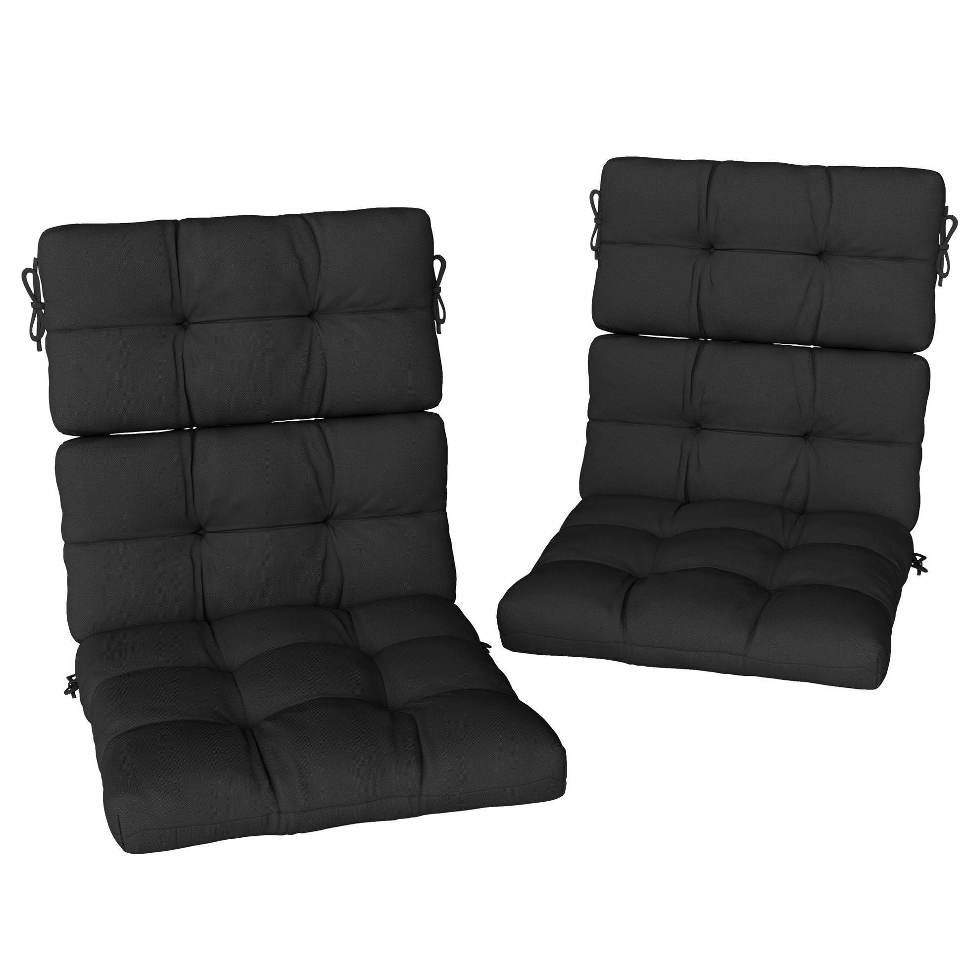 2-Piece Seat Cushion Replacement with Backrest (4)
