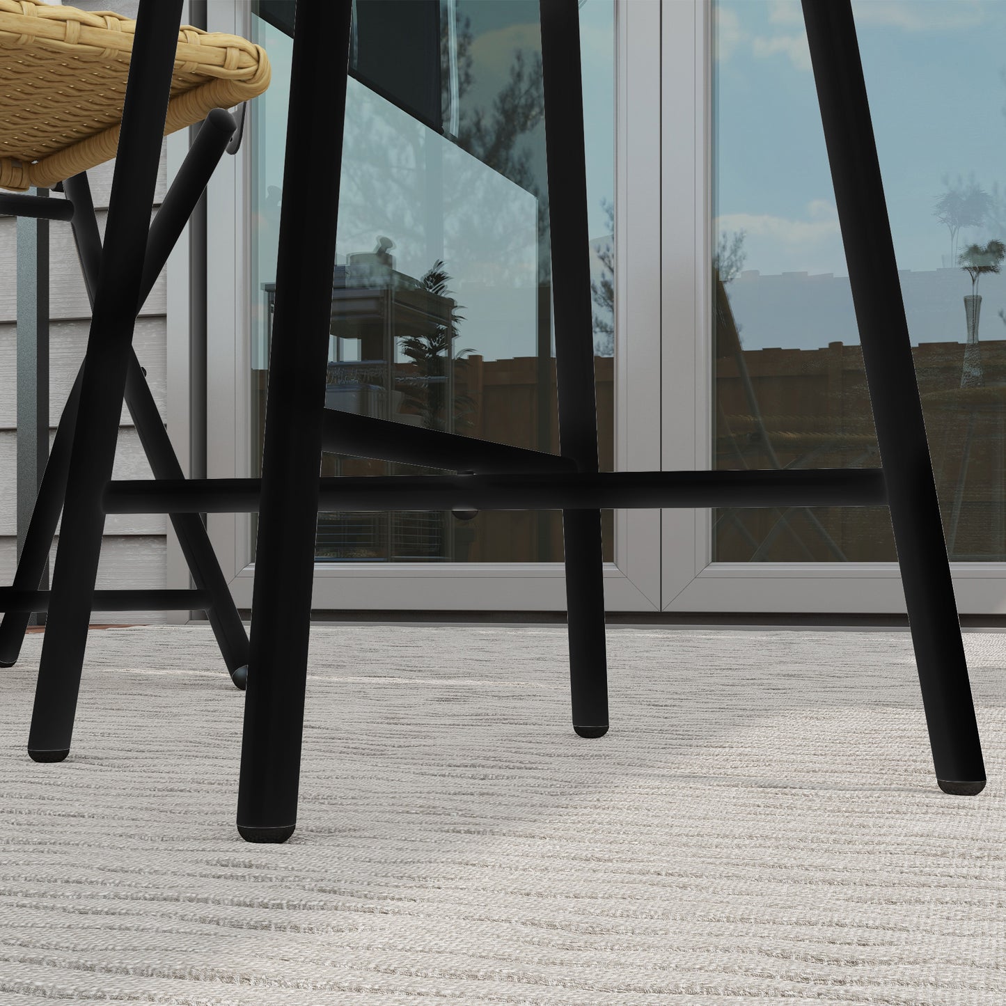 Rattan Border Outdoor Side Table