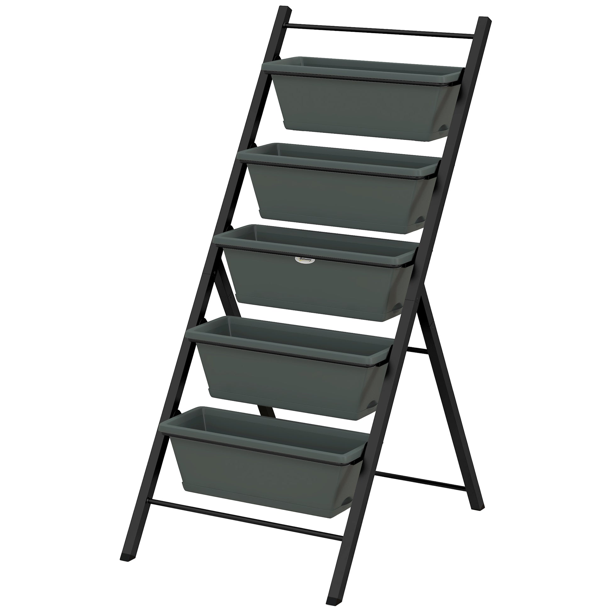 5-Tier Vertical Raised Garden Planter with 5 Container Boxes