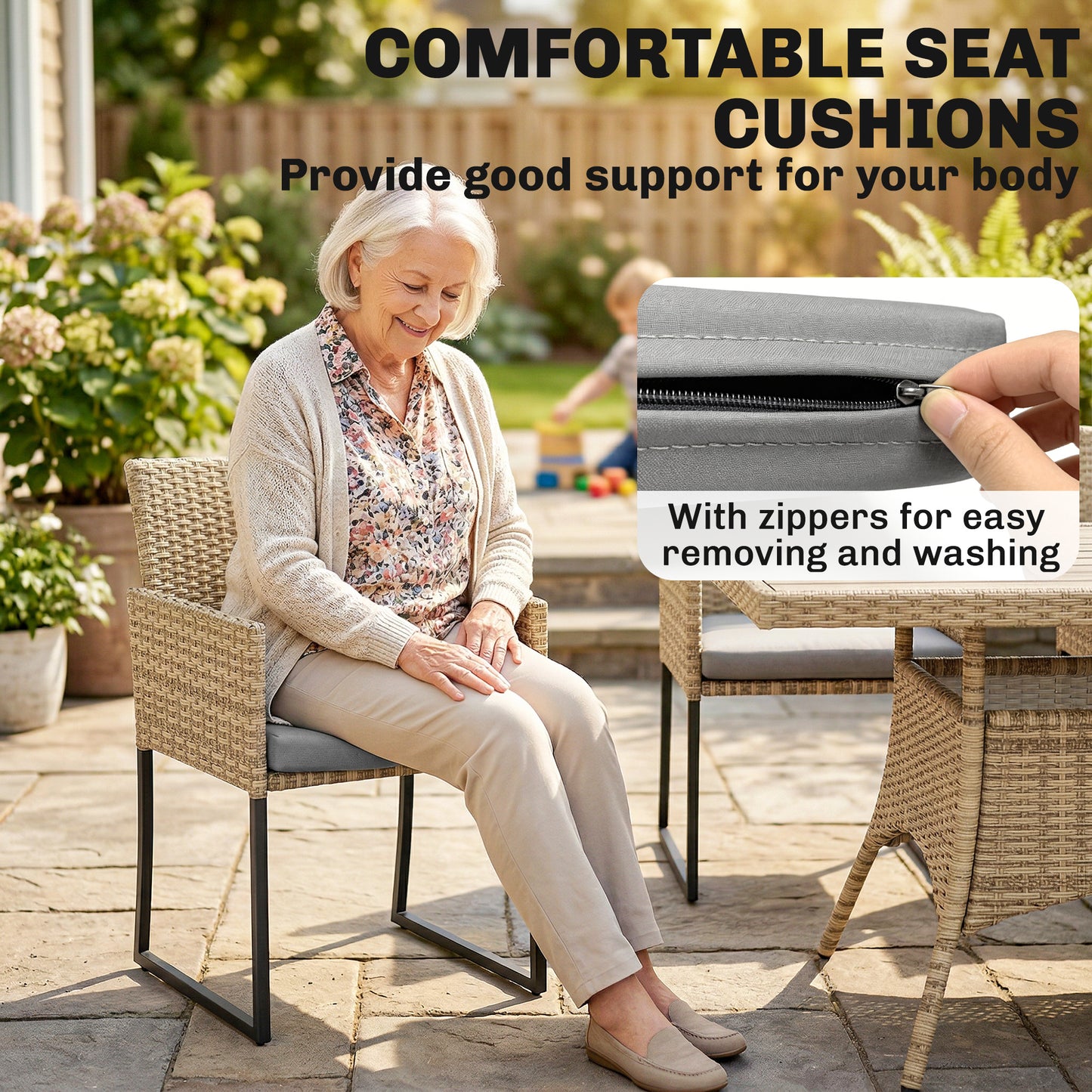 7 Piece Rattan Garden Furniture Set (1)