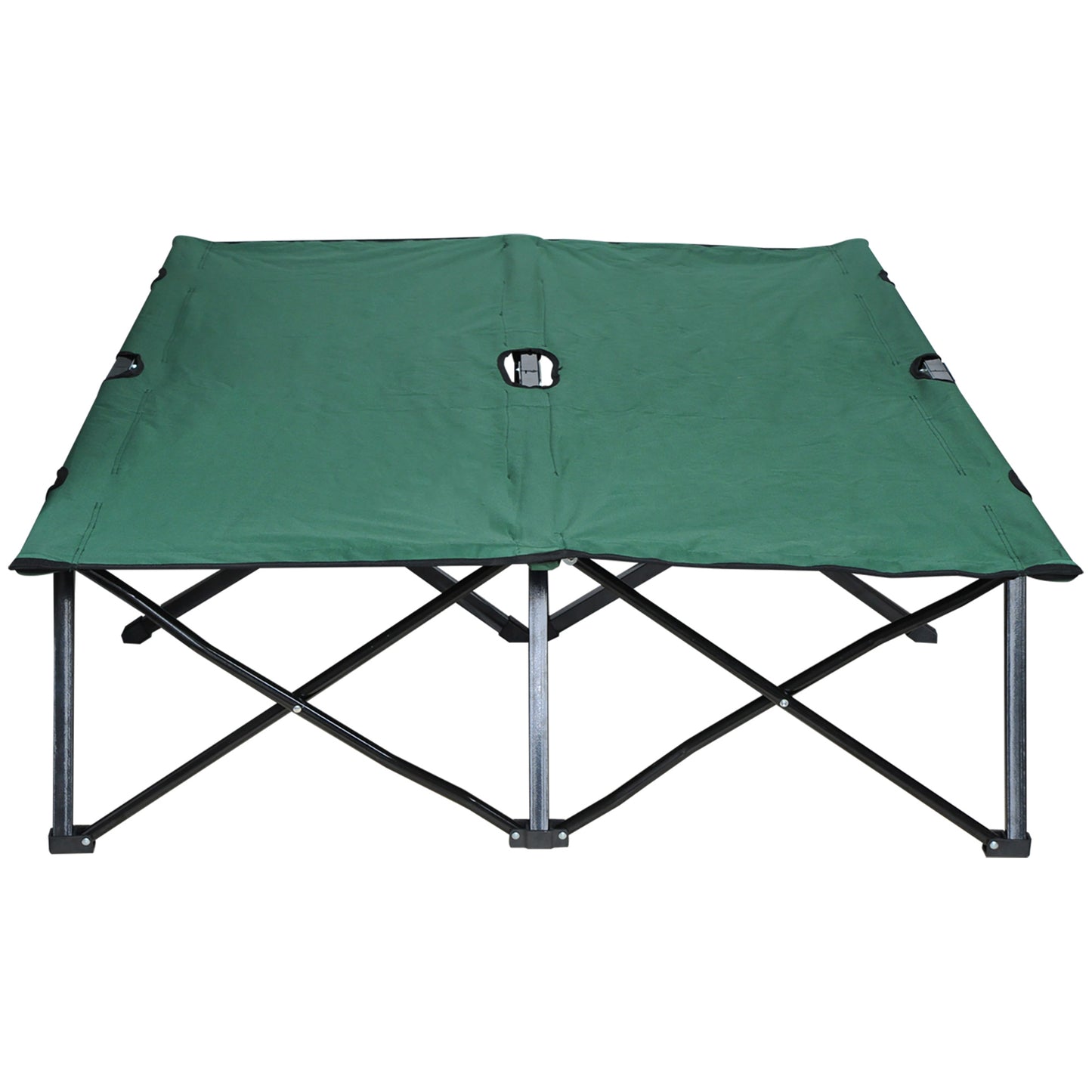 Double Camping Cot Bed, with Bag