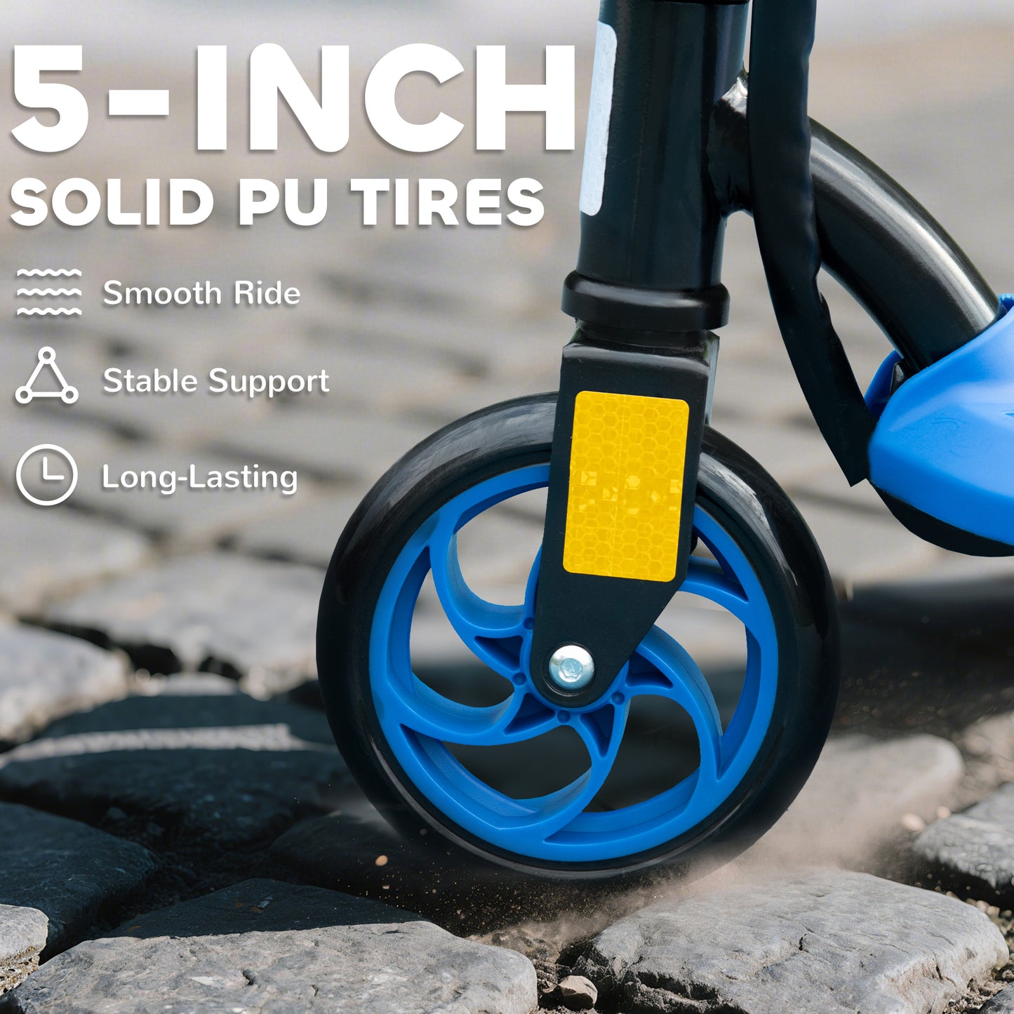Foldable Electric Scooter, with LED Lights, for Ages 7-14 Years